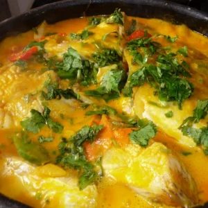 Moquequinha de peixe a bahiana
