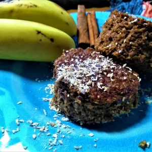 Bolinho de banana VEGANO