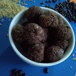 Bolinho de feijão com arroz integral