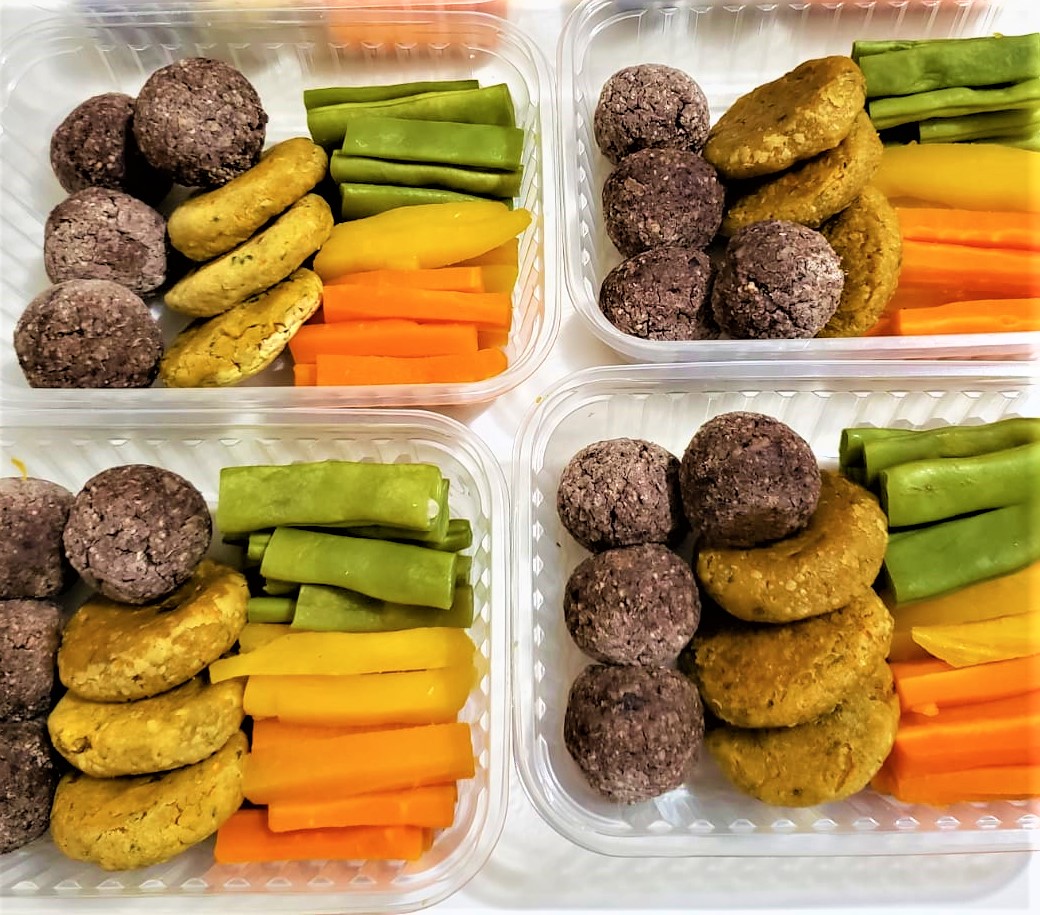 hamburguinho de grão de bico