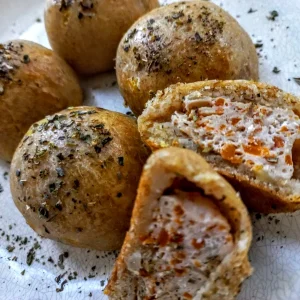 MP - Mini Hamburguinho de frango do picotico