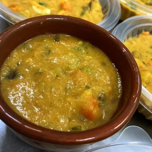 Potinho do Picotico Pirão de peixe rico com legumes