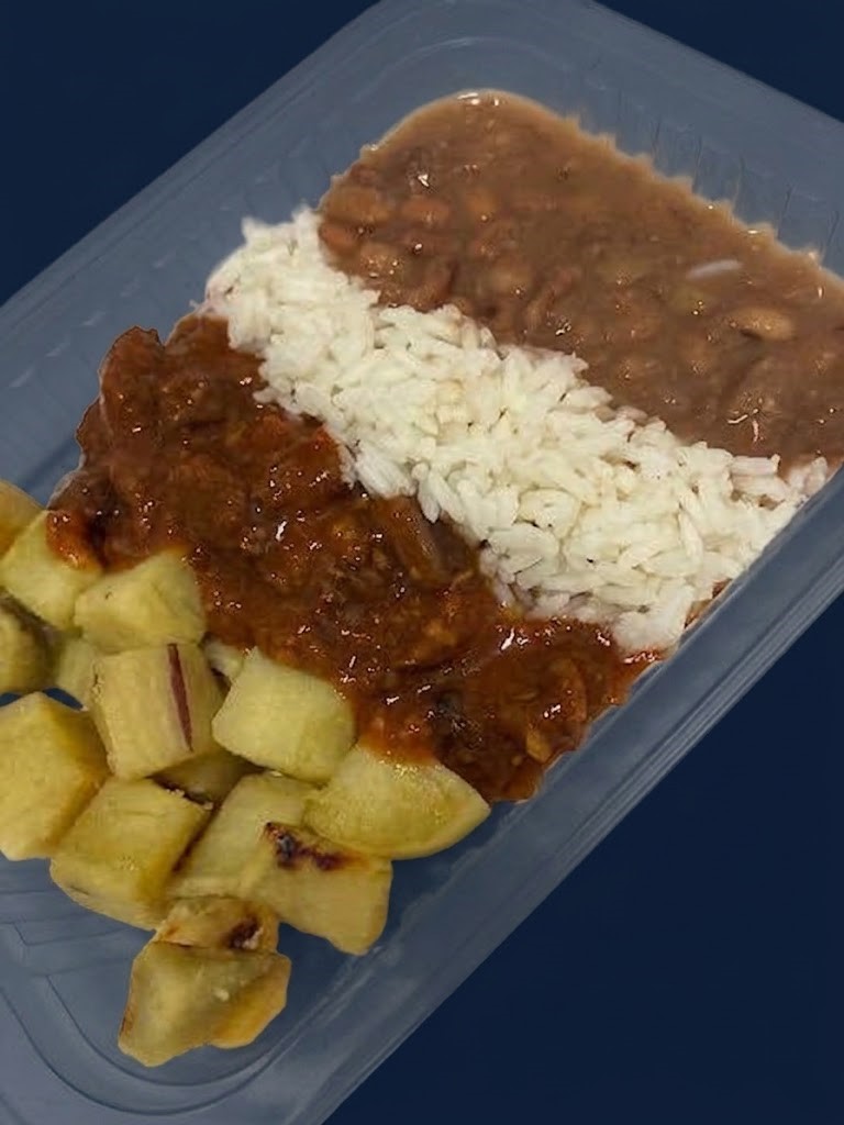 Ensopadinho de músculo, batata doce, arroz e feijão carioca - Imagem 2